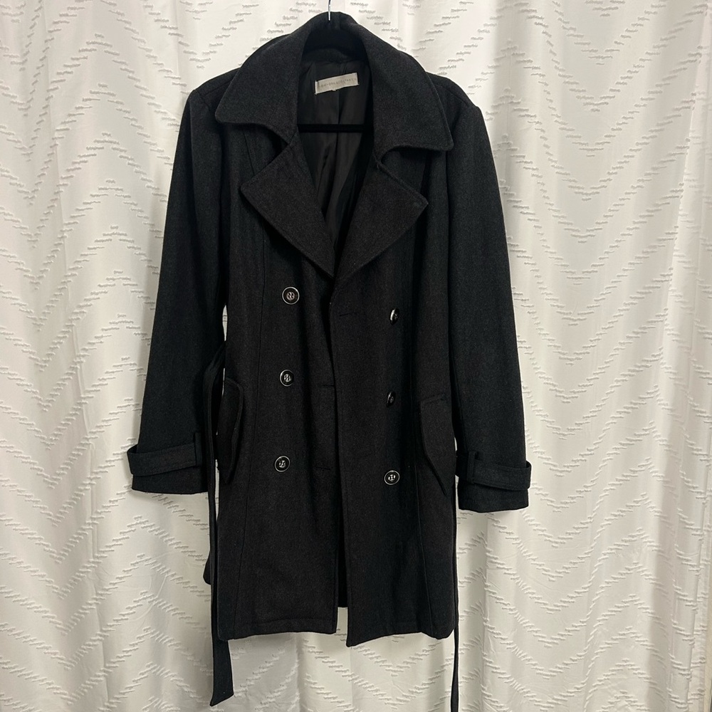 New York & Company Charcoal Trench Coat